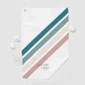 Minimalistisch ontwerp in pastelkleuren golfhanddoek (Insitu)