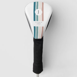 Minimalistisch ontwerp in pastelkleuren golfheadcover