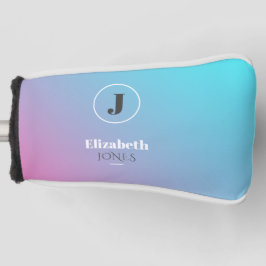 Minimalistisch ontwerp in pastelkleuren golfheadcover