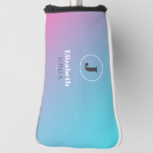 Minimalistisch ontwerp in pastelkleuren golfheadcover (Draai 90)