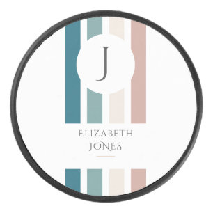 Minimalistisch ontwerp in pastelkleuren hockey puck