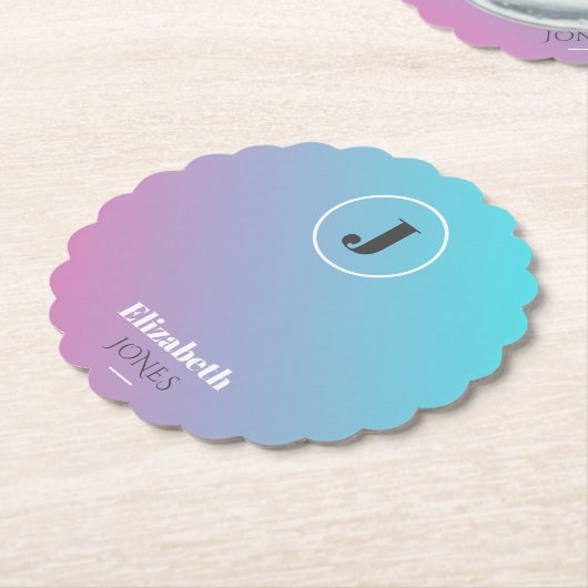 Minimalistisch ontwerp in pastelkleuren kartonnen onderzetters (Gekanteld)