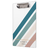 Minimalistisch ontwerp in pastelkleuren klembord (Links)