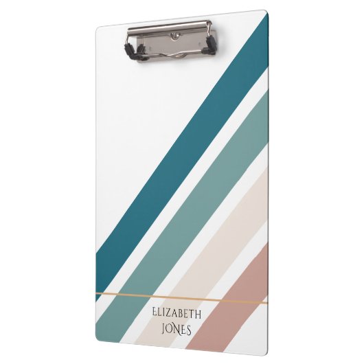 Minimalistisch ontwerp in pastelkleuren klembord (Links)