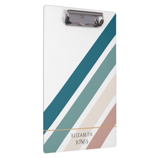 Minimalistisch ontwerp in pastelkleuren klembord (Rechts)