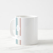 Minimalistisch ontwerp in pastelkleuren koffiemok (Voorkant links)