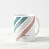 Minimalistisch ontwerp in pastelkleuren koffiemok (Voorkant rechts)