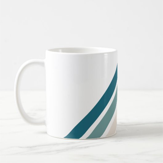 Minimalistisch ontwerp in pastelkleuren koffiemok (Links)