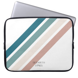 Minimalistisch ontwerp in pastelkleuren laptop sleeve