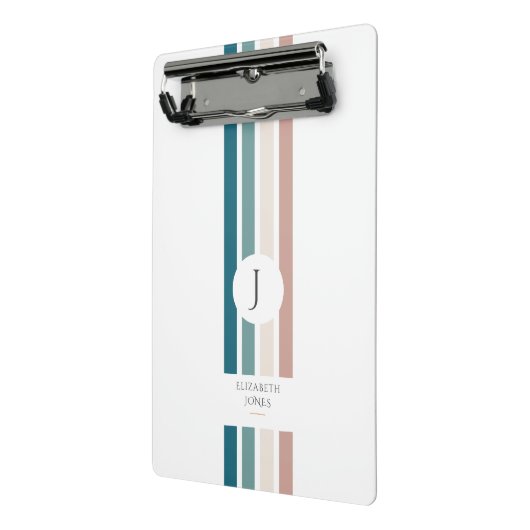 Minimalistisch ontwerp in pastelkleuren mini klembord (Angled2)