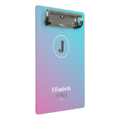 Minimalistisch ontwerp in pastelkleuren mini klembord (Schuin)