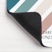 Minimalistisch ontwerp in pastelkleuren muismat (Hoek)