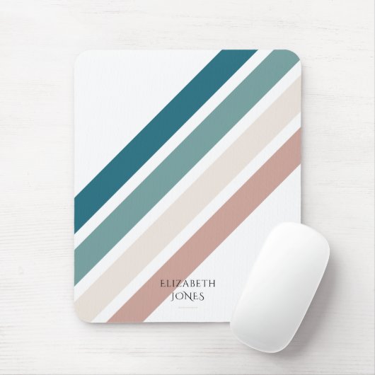 Minimalistisch ontwerp in pastelkleuren muismat (Met muis)