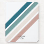 Minimalistisch ontwerp in pastelkleuren muismat (Voorkant)