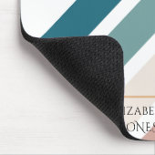 Minimalistisch ontwerp in pastelkleuren muismat (Hoek)