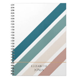 Minimalistisch ontwerp in pastelkleuren notitieboek