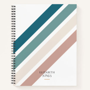 Minimalistisch ontwerp in pastelkleuren notitieboek