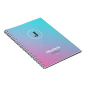Minimalistisch ontwerp in pastelkleuren notitieboek (Rechterzijde)