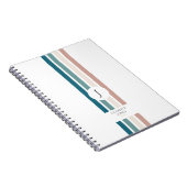 Minimalistisch ontwerp in pastelkleuren notitieboek (Rechterzijde)