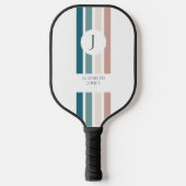 Minimalistisch ontwerp in pastelkleuren pickleball paddle (Voorkant)