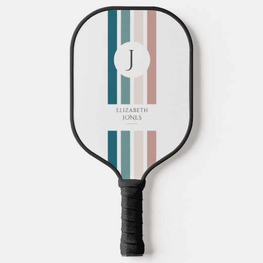 Minimalistisch ontwerp in pastelkleuren pickleball paddle (Voorkant)