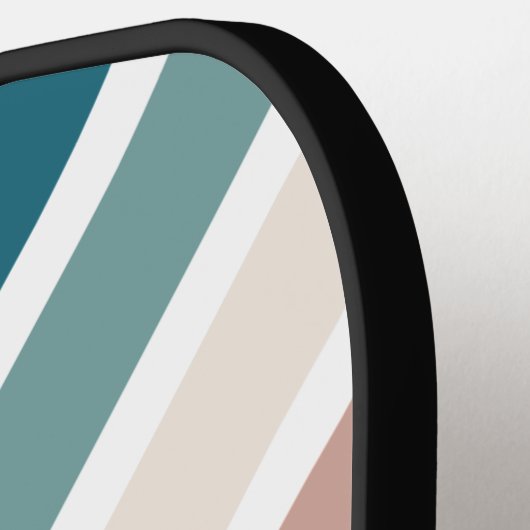 Minimalistisch ontwerp in pastelkleuren pickleball paddle (Links Detail)