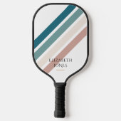 Minimalistisch ontwerp in pastelkleuren pickleball paddle (Achterkant)