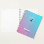Minimalistisch ontwerp in pastelkleuren planner (Display)