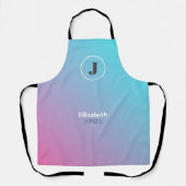 Minimalistisch ontwerp in pastelkleuren schort (Voorkant)