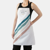 Minimalistisch ontwerp in pastelkleuren schort (Insitu)