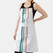 Minimalistisch ontwerp in pastelkleuren schort (Insitu)