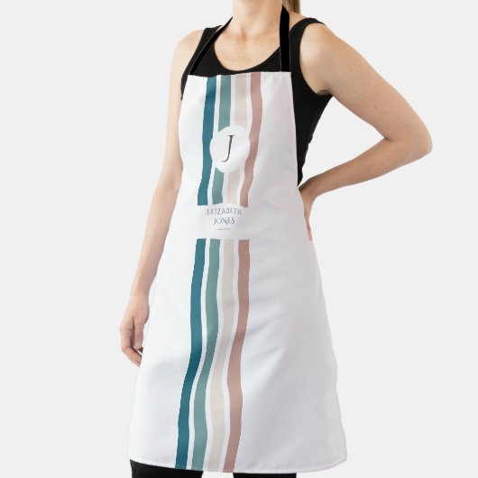 Minimalistisch ontwerp in pastelkleuren schort (Insitu)