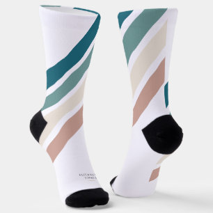Minimalistisch ontwerp in pastelkleuren sokken