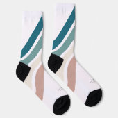 Minimalistisch ontwerp in pastelkleuren sokken (Rechts)