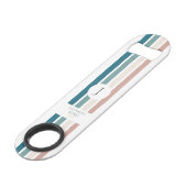 Minimalistisch ontwerp in pastelkleuren speed flessenopener (Achterkant Gekanteld)