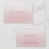 Minimalistisch ontwerp Moderne eenvoudige elegante Visitekaartje (Voorkant / Achterkant)