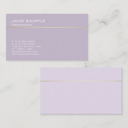 Minimalistisch ontwerp Professioneel Elegant Harmo Visitekaartje (Voorkant / Achterkant)