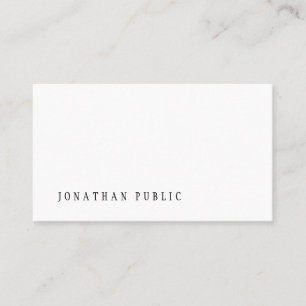 Minimalistisch ontwerp professionele moderne sjabl visitekaartje