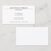 Minimalistisch ontwerp Professionele Sjabloon Mode Visitekaartje (Voorkant / Achterkant)