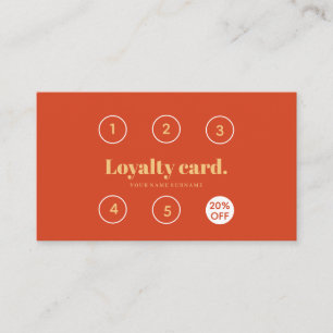 Minimalistisch ontwerp van de Loyalty-kaart voor t Klantenkaartje