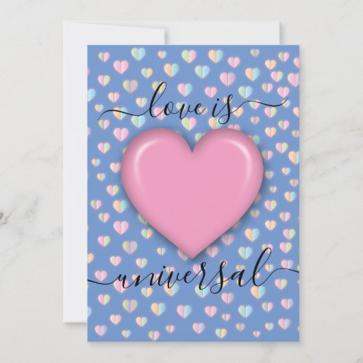 Minimalistisch ontwerp van elegant Love Save The Date (Voorkant)