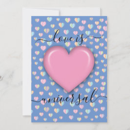 Minimalistisch ontwerp van elegant Love Save The Date