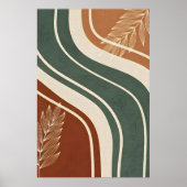 Minimalistisch ontwerp van natuurlijke vorm poster (Voorkant)