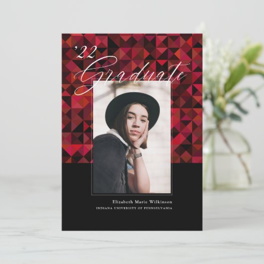 Minimalistisch ontwerp voor afstuderen-AANKONDIGIN (Staand voorkant)