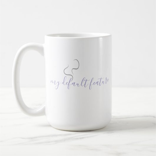 Minimalistisch ontwerp voor koffiemok (Links)