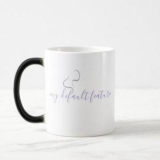 Minimalistisch ontwerp voor koffiemok magische mok