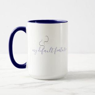 Minimalistisch ontwerp voor koffiemok mok
