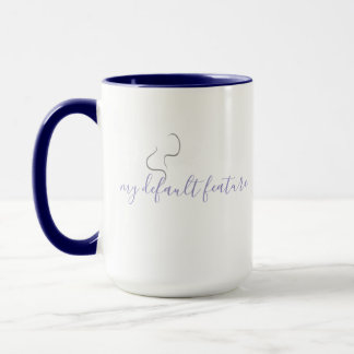 Minimalistisch ontwerp voor koffiemok mok