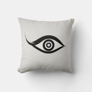"Minimalistisch oog Logo kussen" Kussen