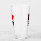 Minimalistisch oogmerk voor liefhebbers glas (Links)